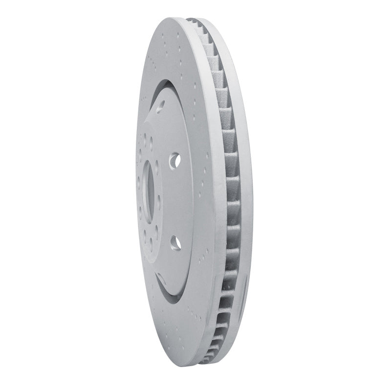 R1 03-04 Audi RS6 Right Front Drilled Carbon Alloy GeoMET Rotor