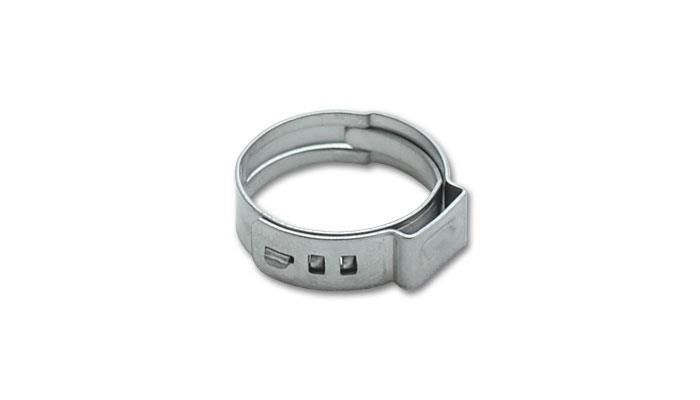 Vibrant One Ear Stepless Pinch Clamps 20.3-23.5mm clamping range (Pack of 10) SS 7mm band width