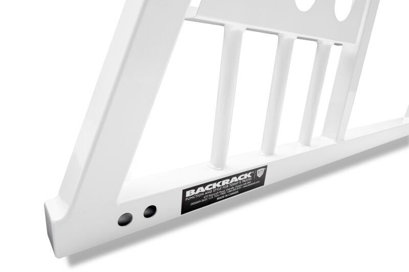 BackRack 01-23 Chevrolet 2500/3500HD Three Light Rack Frame ONLY (Req. HW) - White