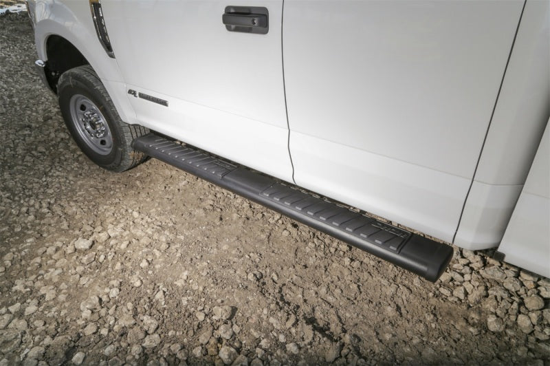 Dee Zee 99-23 Chevrolet/GMC/Dodge/Ford  Full Size Truck Tubes - 6In Oval - Black Steel (RegCab)