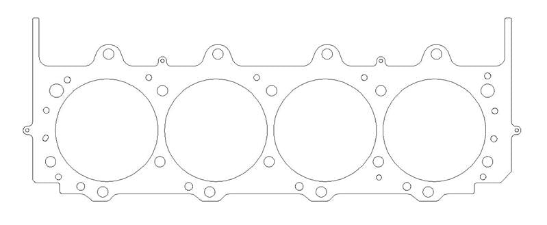 Cometic GM Pro Stock V8 .040in MLX Cylinder Head Gasket - 4.860in Bore - 5.200in Bore Center
