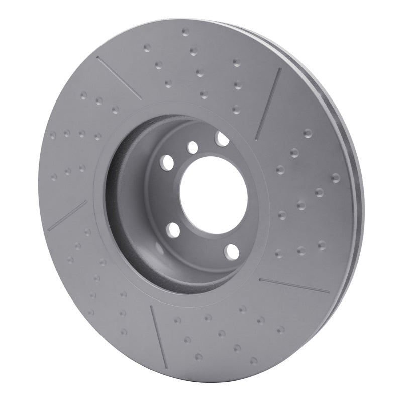 R1 12-21 BMW 118i (Mexico) Front Dimpled & Slotted GeoSPEC Coated Rotor