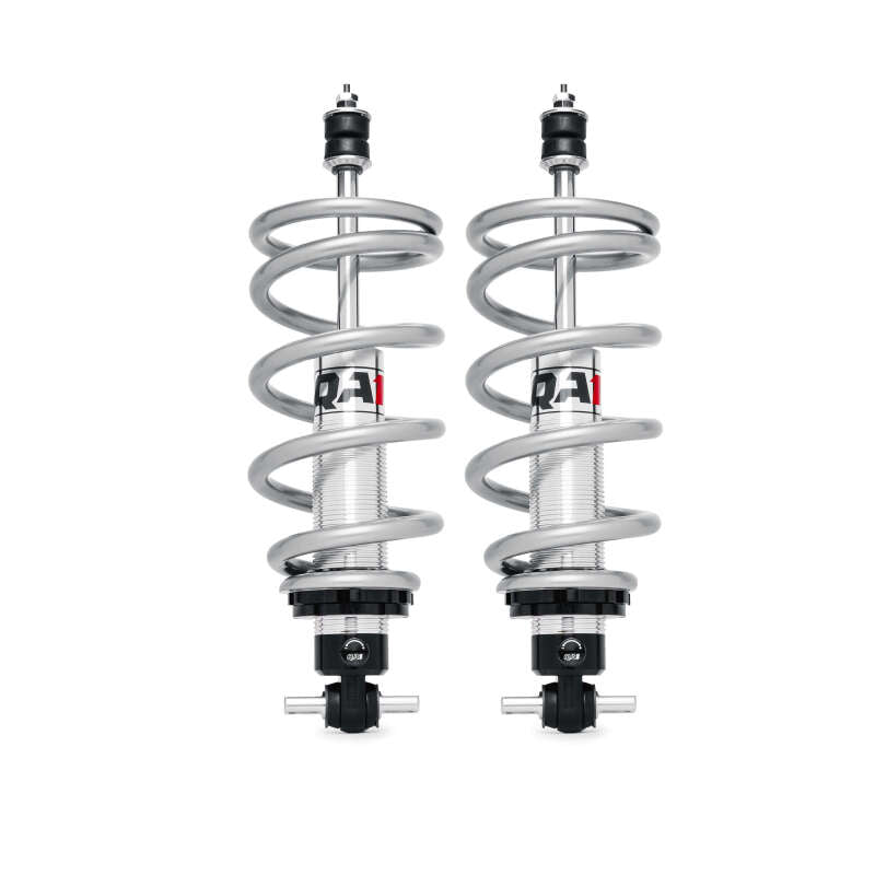 QA1 GM Pro Front Coil-Over System - Single Adj. - 10in x 650lbs/in - Flat Large - Aluminum