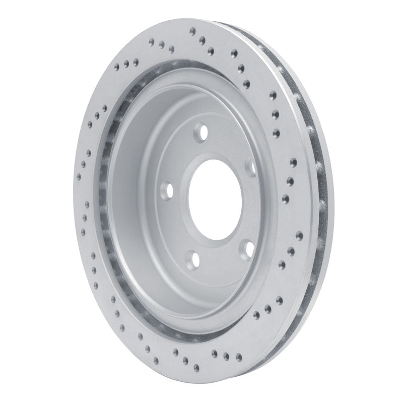DFC 97-13 Cadillac Xlr Rear Left Drilled Geoperformance Rotor
