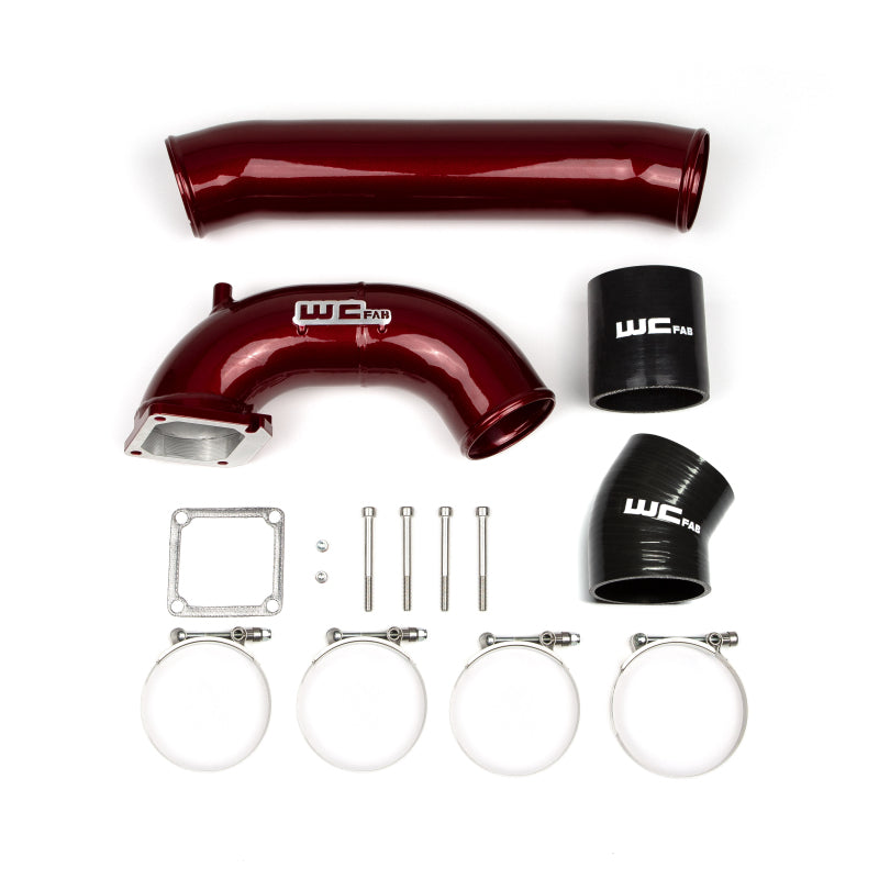 Wehrli 98.5-02 Cummins 5.9L 3.5in Intake Horn & Driver Intercooler Pipe - Bengal Blue