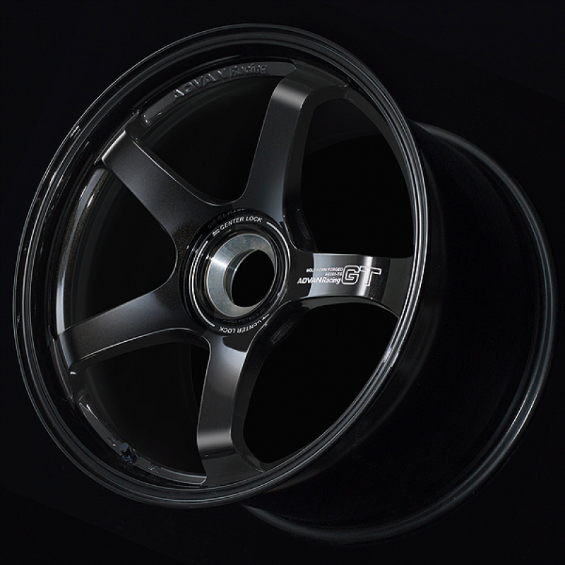 Advan GT for Porsche 18x11.0 / +40 Offset / 5x130 / 71.6mm Bore / Racing Titanium Black