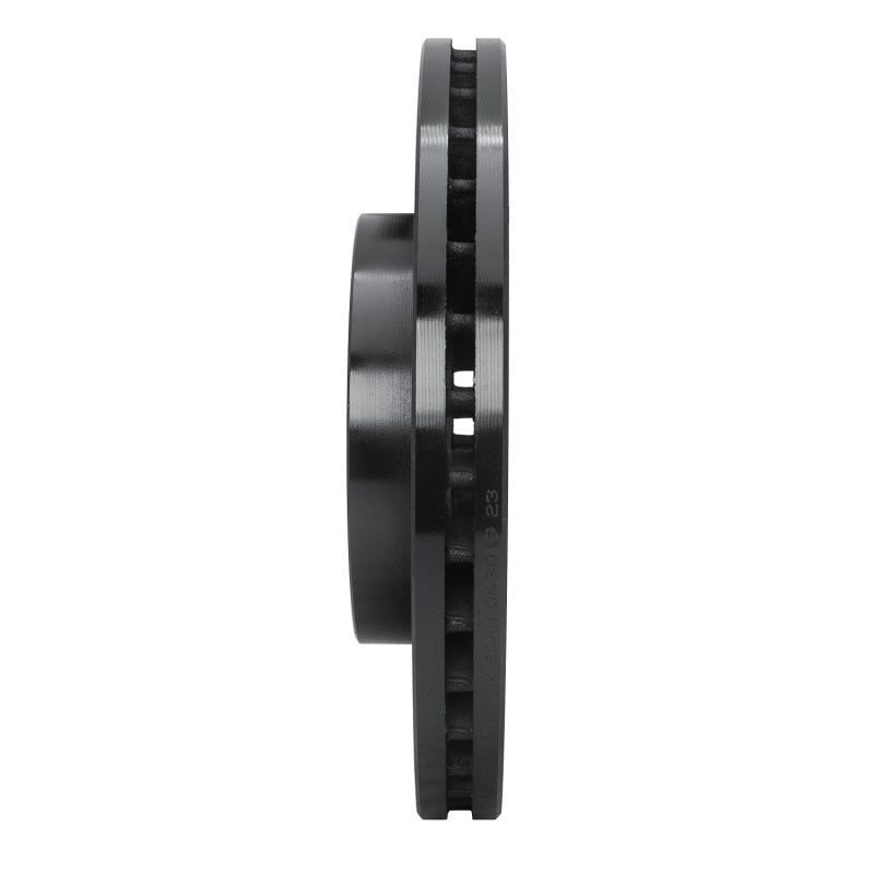 R1 92-98 Lexus SC300 Front Left Drilled & Slotted Black Brake Rotor