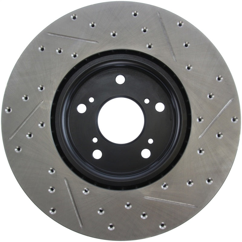 StopTech 04-08 Acura TL (Brembo Caliber) SportStop Slotted & Drilled Right Front Rotor
