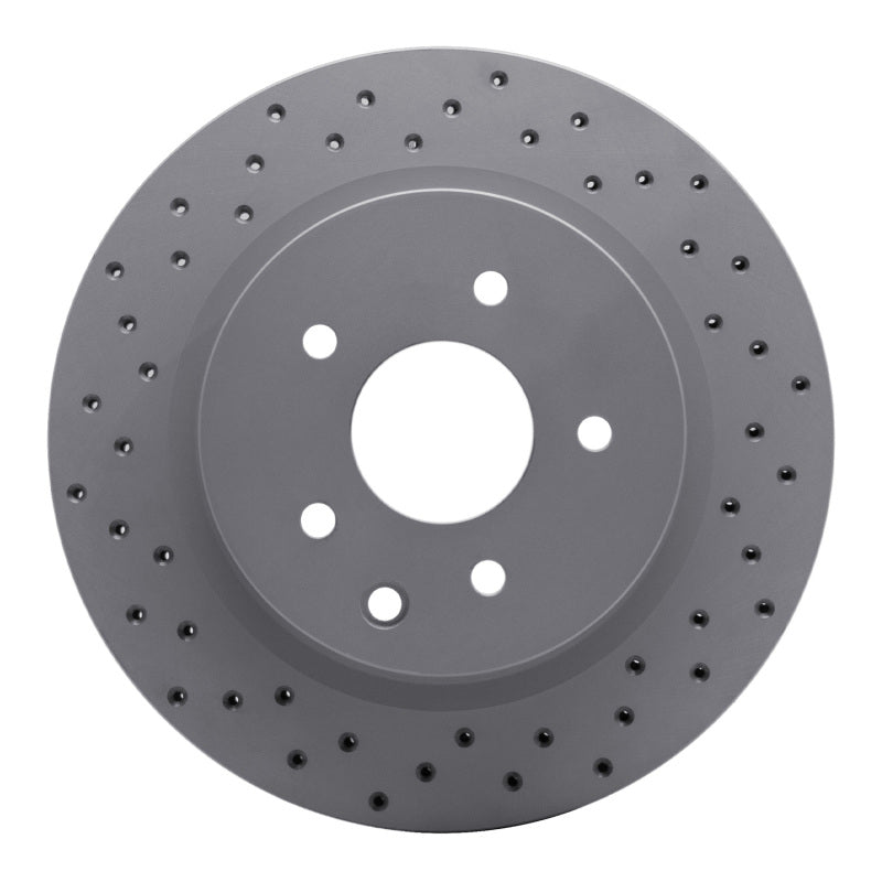 DFC 05-25 Infiniti G35 Rear Left Drilled Geoperformance Rotor