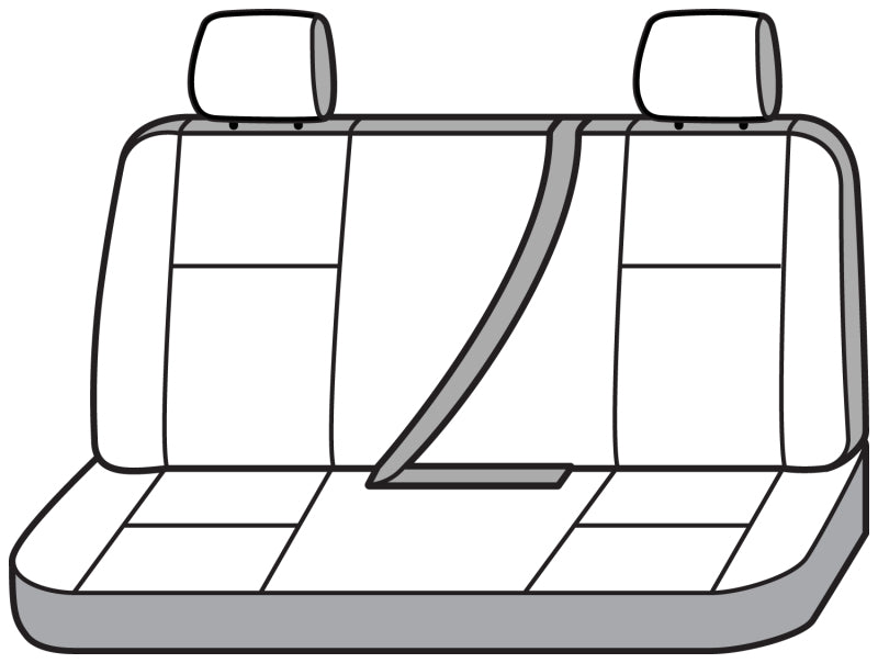 Covercraft 07-13 Chevrolet Silverado Waterproof Polyester SeatSaverSecond Row Seat Covers - Grey