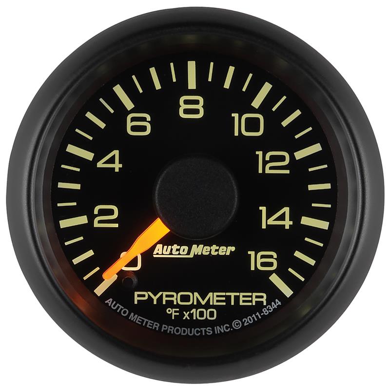 Autometer Factory Match GM 2-1/16in 1600 Degree Electric Pyrometer (EGT) Gauge