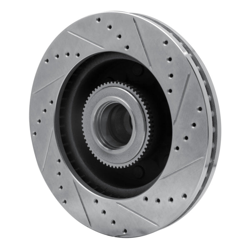DFC 05-07 Ford F-250 2WD (Super Duty) Front Left Drilled & Slotted Silver Brake Rotor