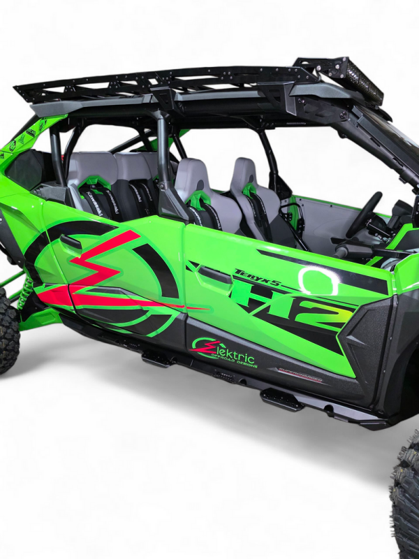 Elektric Offroad 2026+ Kawasaki Teryx H2 Volt Side Steps (4 Door)