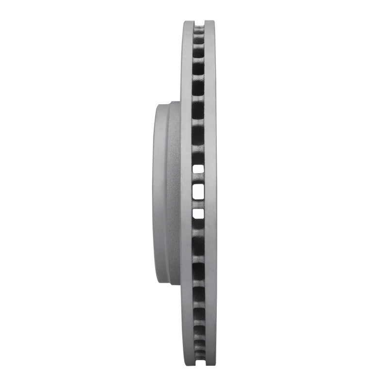 R1 12-18 Jeep Wrangler Front Right Drilled & Slotted Geo-Carbon Rotor