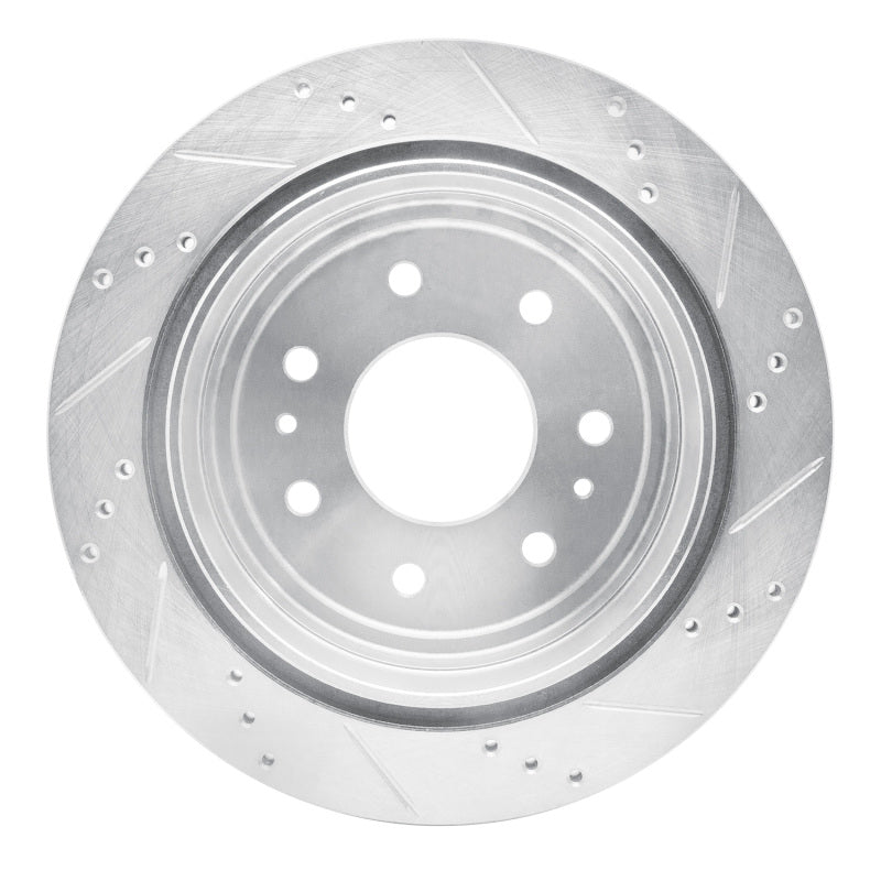 DFC 04-11 Ford F-150 4WD Rear Left Drilled & Slotted Silver Brake Rotor