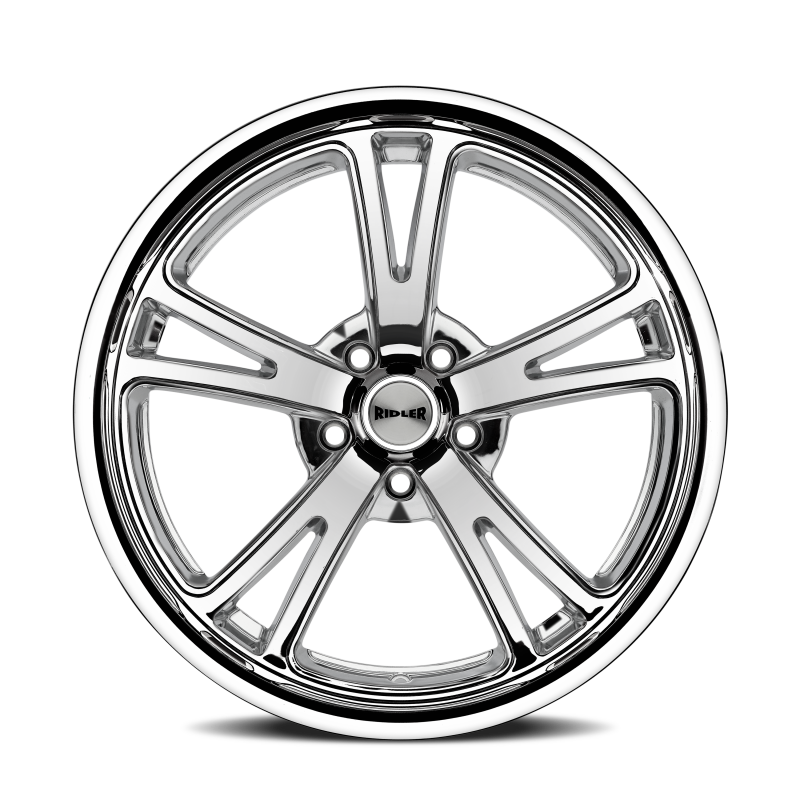 Ridler 606 18x8 / 5x127 BP / 0mm Offset / 83.82mm Hub Chrome Wheel