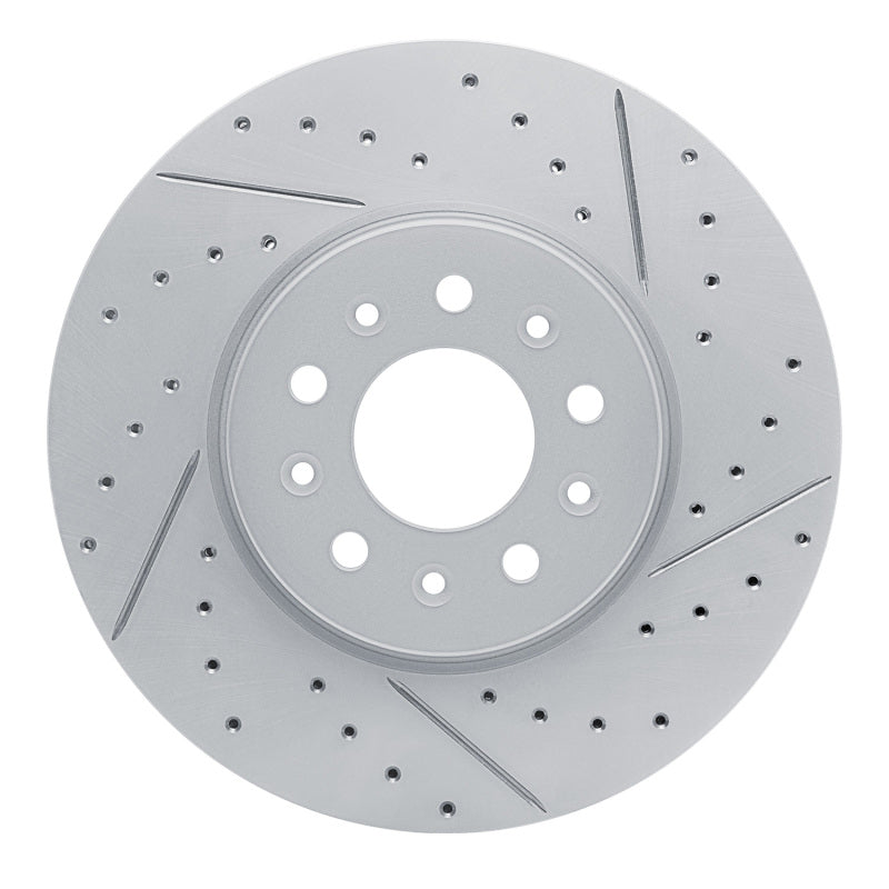 R1 16-21 Buick Regal Tourx Front Right Drilled & Slotted Geo-Carbon Rotor