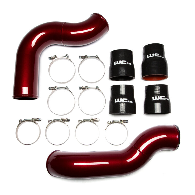 Wehrli 25-26 Cummins 6.7L High Flow Intake Bundle Kit Stage 1 - WCFab Red