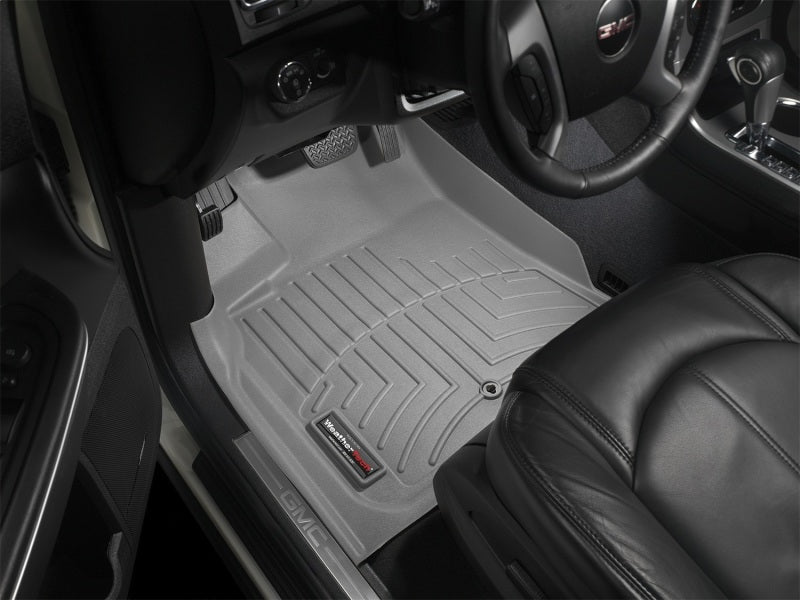 WeatherTech 08+ GMC Acadia Front FloorLiner - Grey