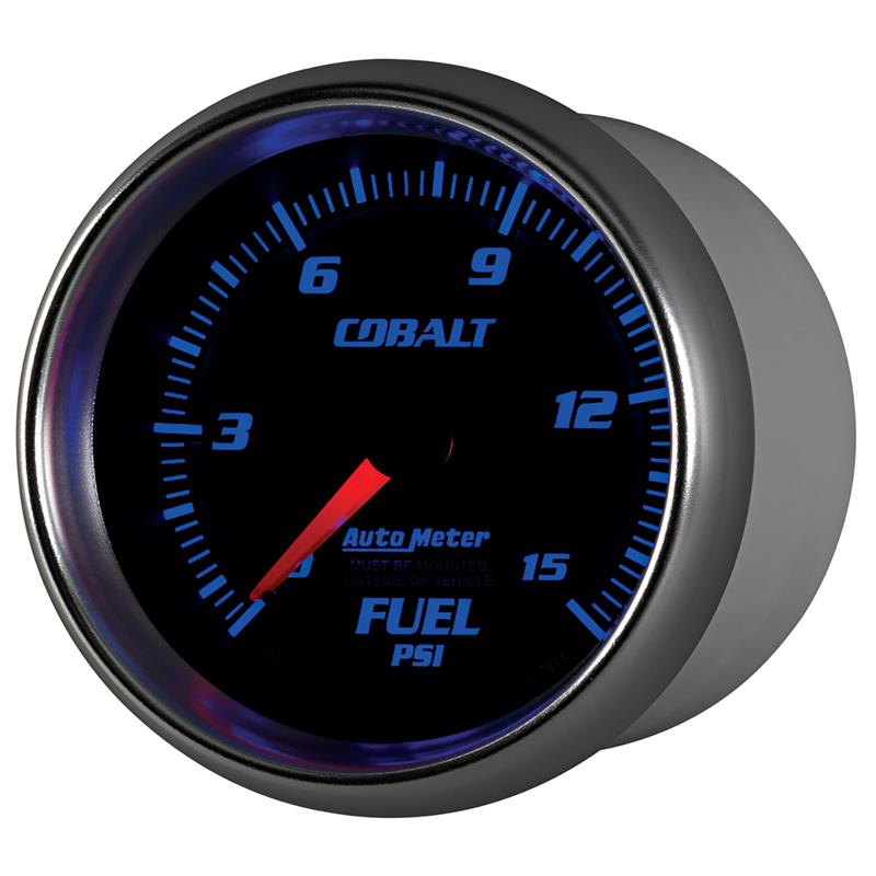 Autometer Cobalt 2-5/8in Mechanical Fuel Pressure Gauge 0-15 PSI