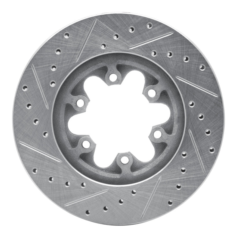 DFC 04-08 Chevrolet Colorado Front Right Drilled & Slotted Silver Brake Rotor