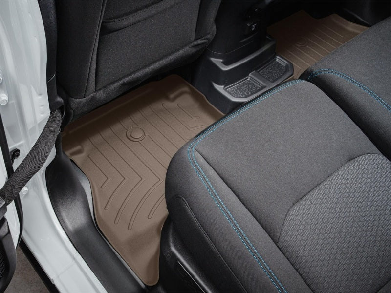 WeatherTech 2021+ Jeep Wrangler 4xe Rear FloorLiner - Tan