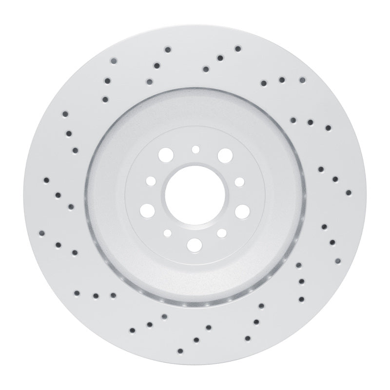 R1 21-25 BMW M3 Right Rear Drilled GeoSPEC Coated Rotor