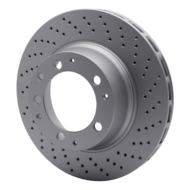 R1 78-89 Porsche 911 Right Rear Drilled GeoSPEC Coated Rotor