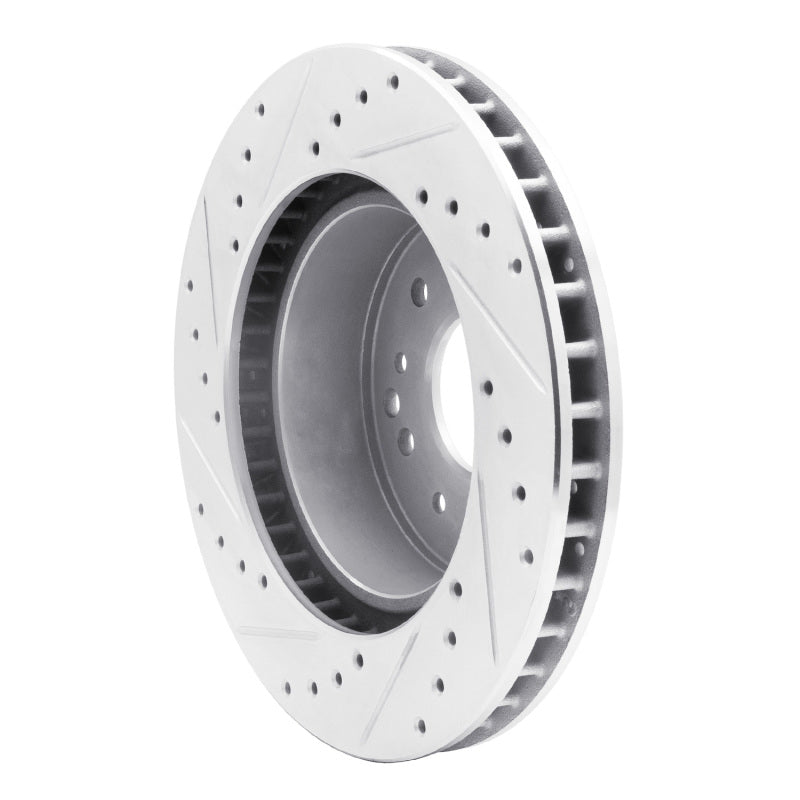 DFC 63-82 Chevrolet Camaro Rear Right/Front Right Drilled & Slotted Silver Brake Rotor