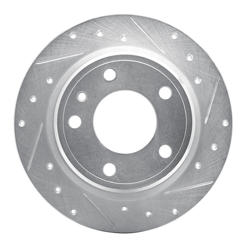 DFC 88-91 BMW M3 Rear Right Drilled & Slotted Silver Brake Rotor