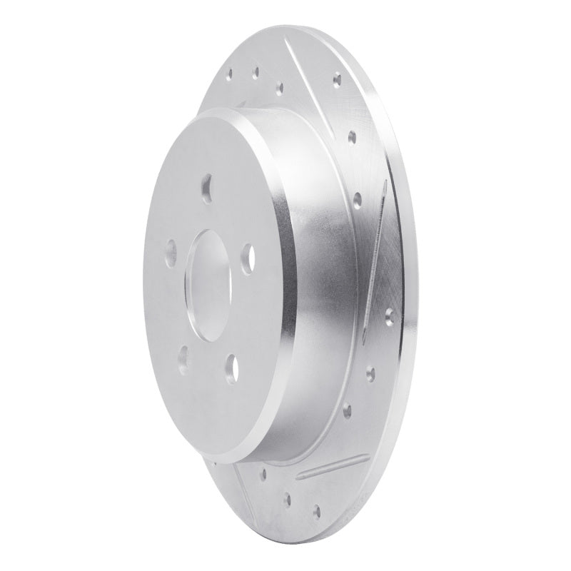 DFC 95-03 Chrysler PT Cruiser Rear Right Drilled & Slotted Silver Brake Rotor