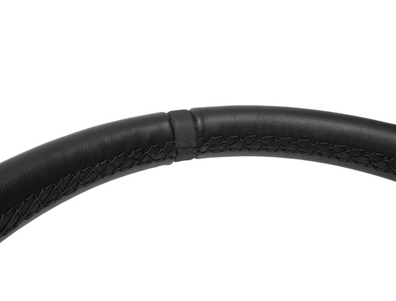 PRP Flat Leather Steering Wheel - Black