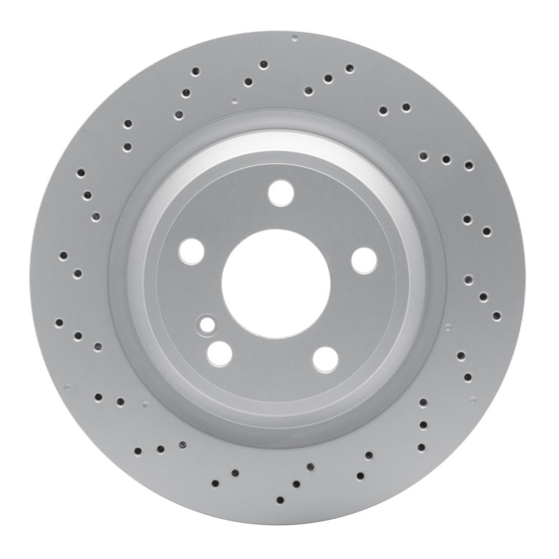 R1 13-20 Mercedes-Benz SL450 Rear Drilled GeoSPEC Coated Rotor