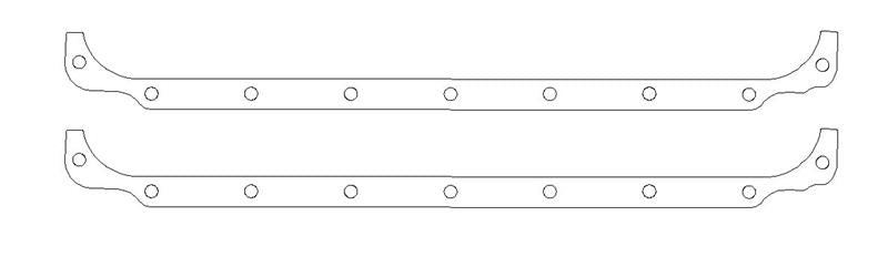 Cometic Chrysler R3 Block .094in Fiber Oil Pan Side Rail Gasket Set