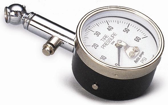 Autometer 0-50PSI Race Digital Tire Pressure Gauge w/ 25in Hose