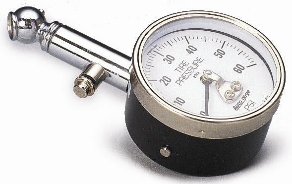 Autometer 60 PSi Peak/Hold Mechanical Tire Pressure Gauge