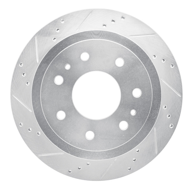 DFC 04-11 Ford F-150 4WD Rear Left Drilled & Slotted Silver Brake Rotor