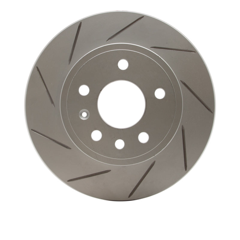 R1 99-02 Saab 9-3 Rear Slotted GeoSPEC Coated Rotor