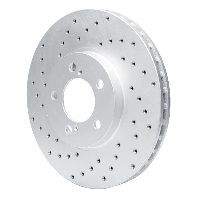DFC 93-07 Ford Taurus Sho Front Left Drilled Geoperformance Rotor
