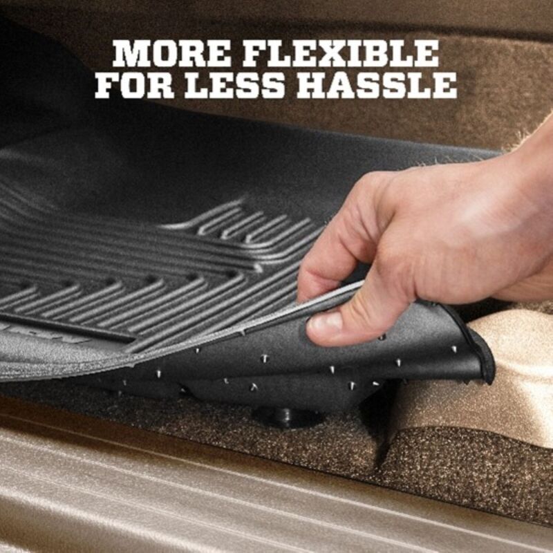 Husky Liners 08-20 Dodge Grand Caravan Weatherbeater Front & 2nd Seat Floor Liners - Black
