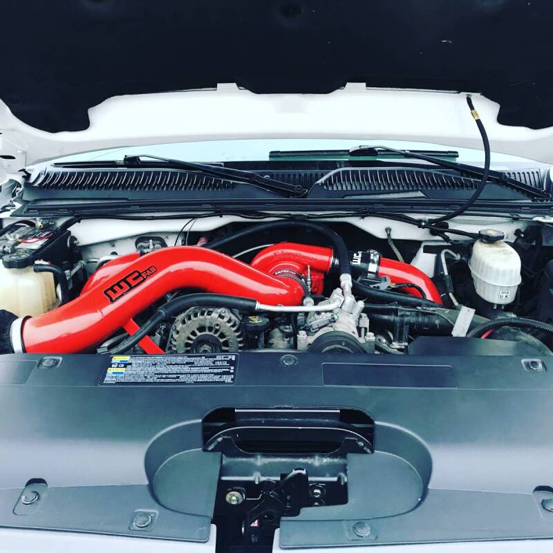 Wehrli 2001-2004 Chevrolet LB7 6.6L Duramax S300 Single Turbo Install Kit - Candy Red