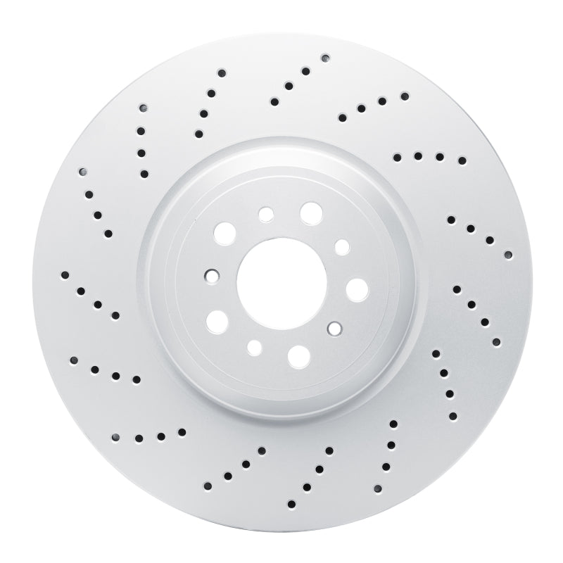 R1 2021-2025 BMW M3 Left Front GeoSPEC Coated Rotor - Drilled