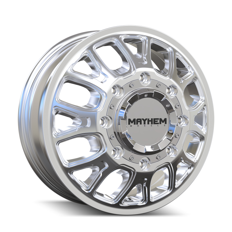 Mayhem 8107D Cogent Dually 17x6.5 / 8x200 BP / -142mm Offset / 142mm Hub Polished Wheel