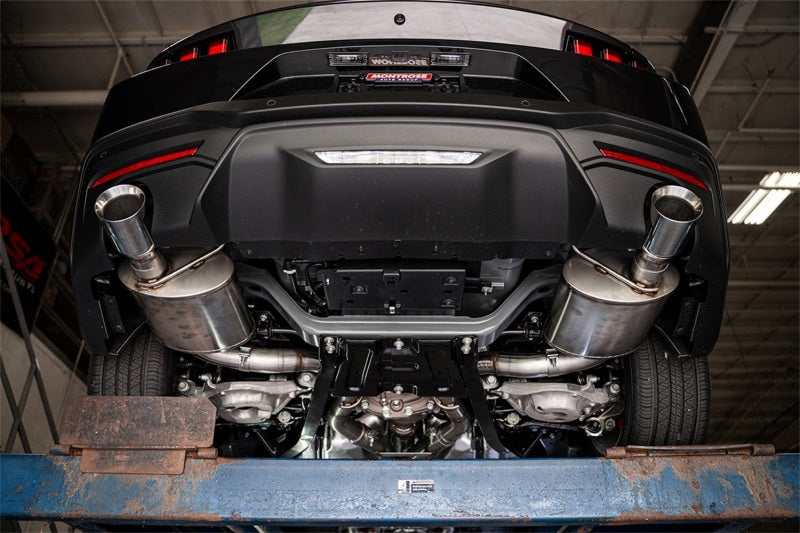 Corsa 2024-2025 Ford Mustang GT Sport Axle-Back Dual Rear Exit with 4.5in Straight Cut Tips