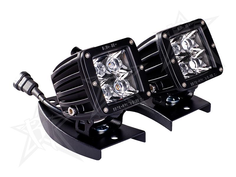 Rigid Industries Mount for most ATVs housing a 10in LED Light