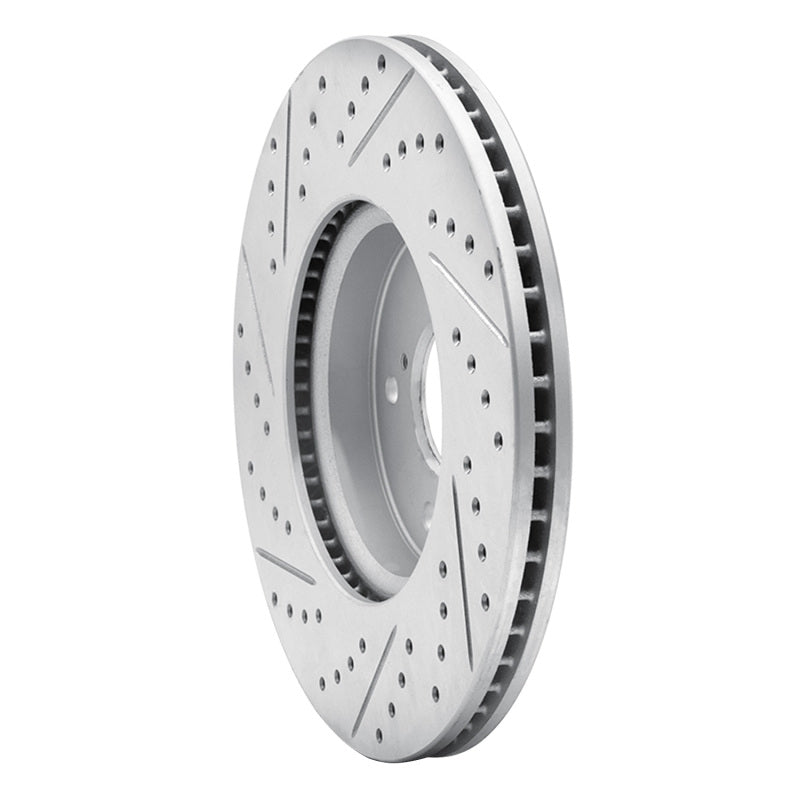 R1 13-25 Acura ADX Front Right Drilled & Slotted Geo-Carbon Rotor