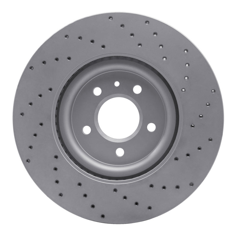 DFC 08-19 Cadillac Cts Rear Left Drilled Geoperformance Rotor