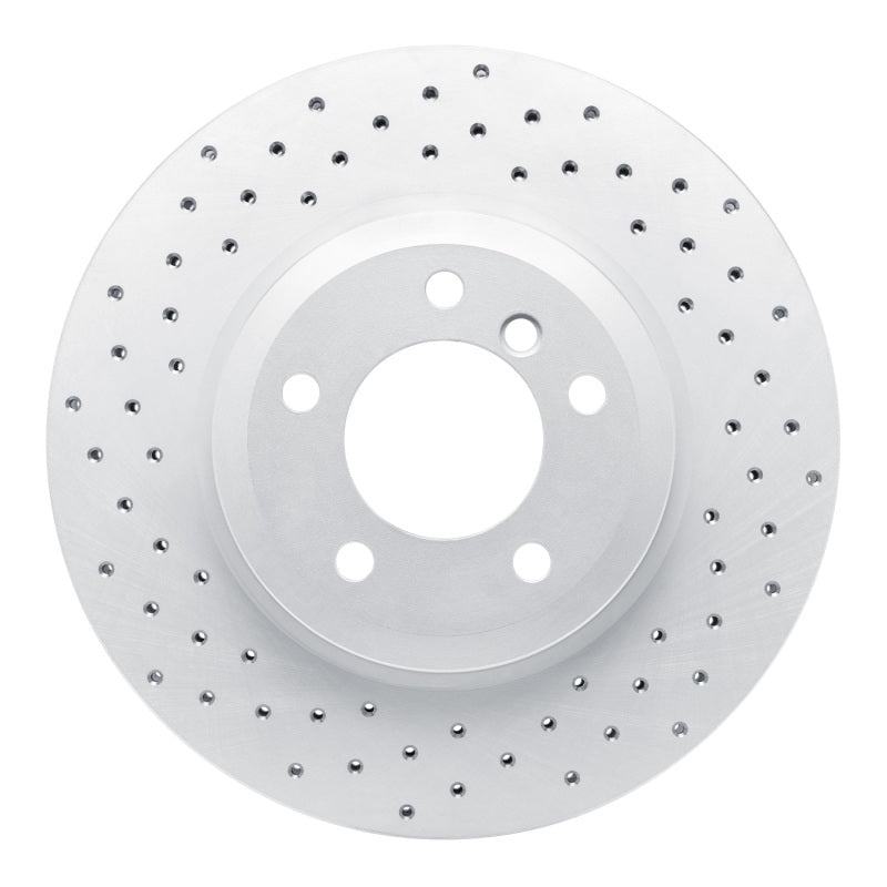 DFC 01-08 BMW 330Ci Front Left Drilled Geoperformance Rotor