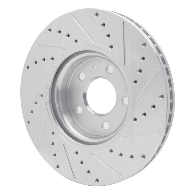 DFC 11-17 Audi A4 (USA/Canada) Front Left Drilled & Slotted Silver Brake Rotor
