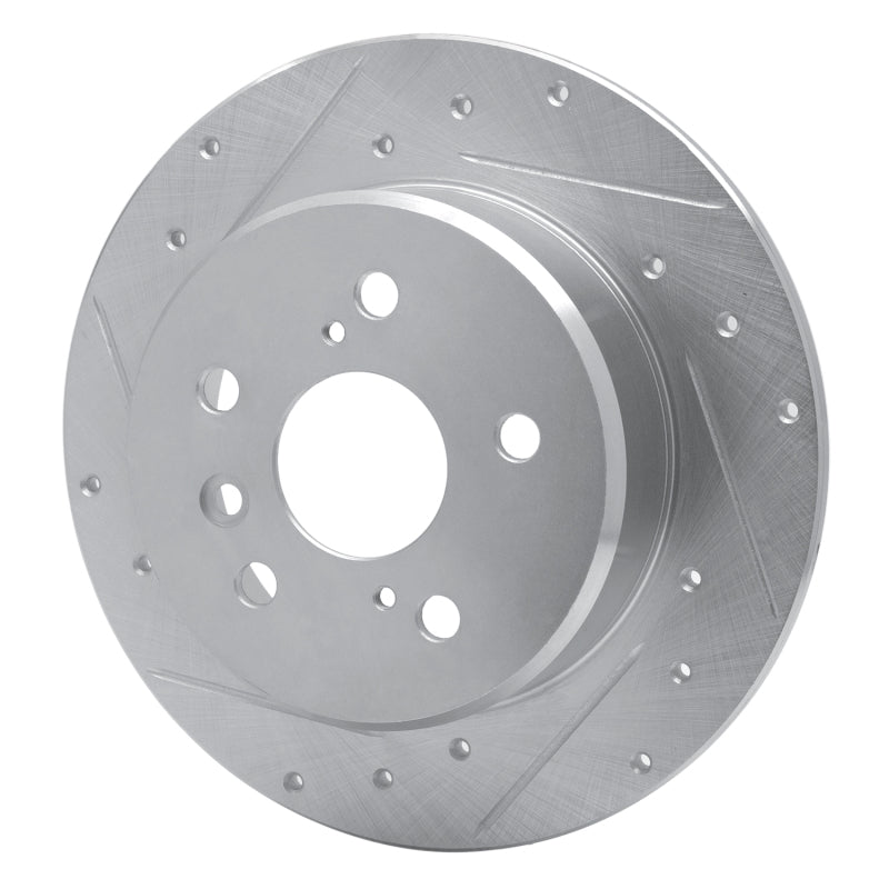 DFC 92-03 Lexus RX300 Rear Left Drilled & Slotted Silver Brake Rotor
